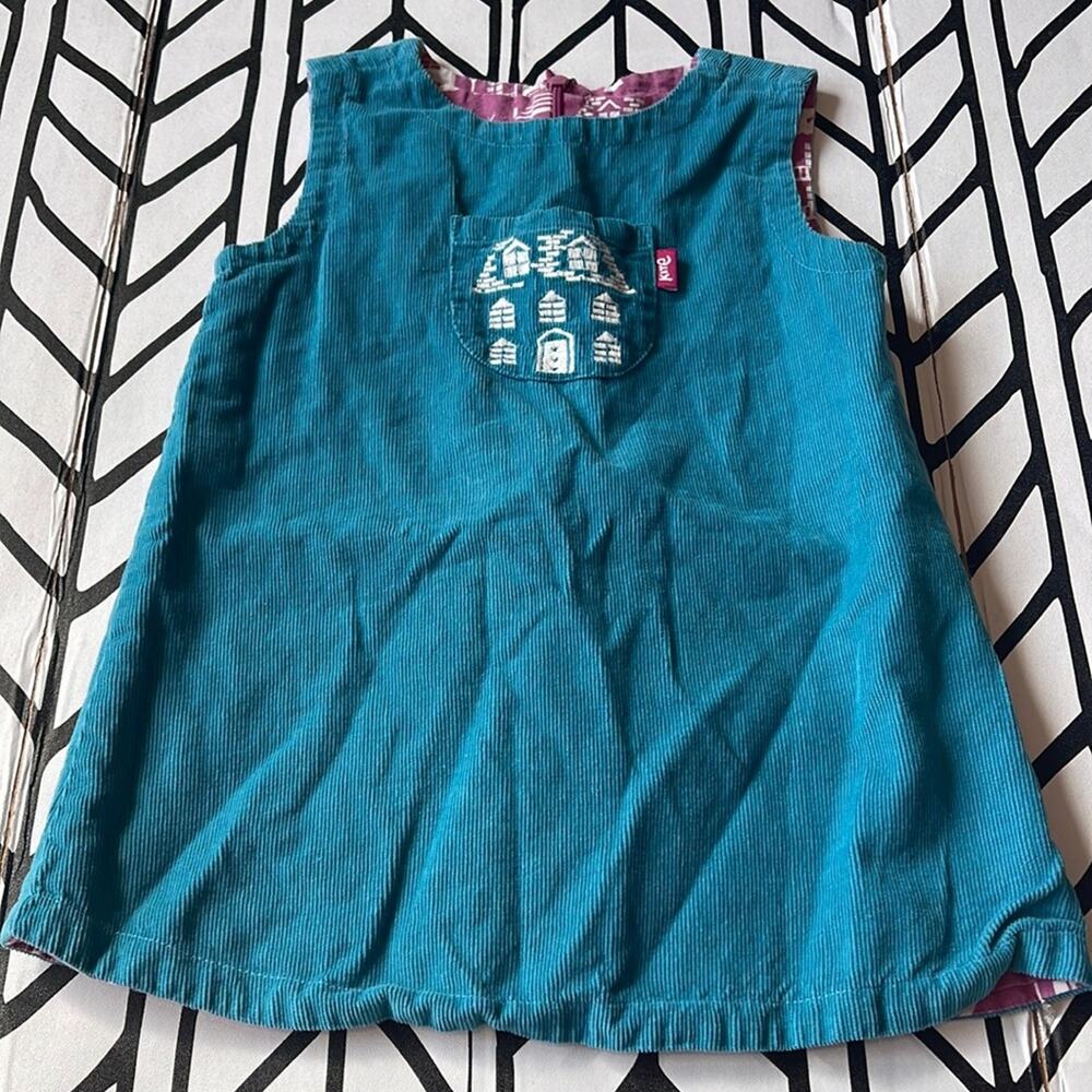 Kite turquoise corduroy jumper 18 mo.